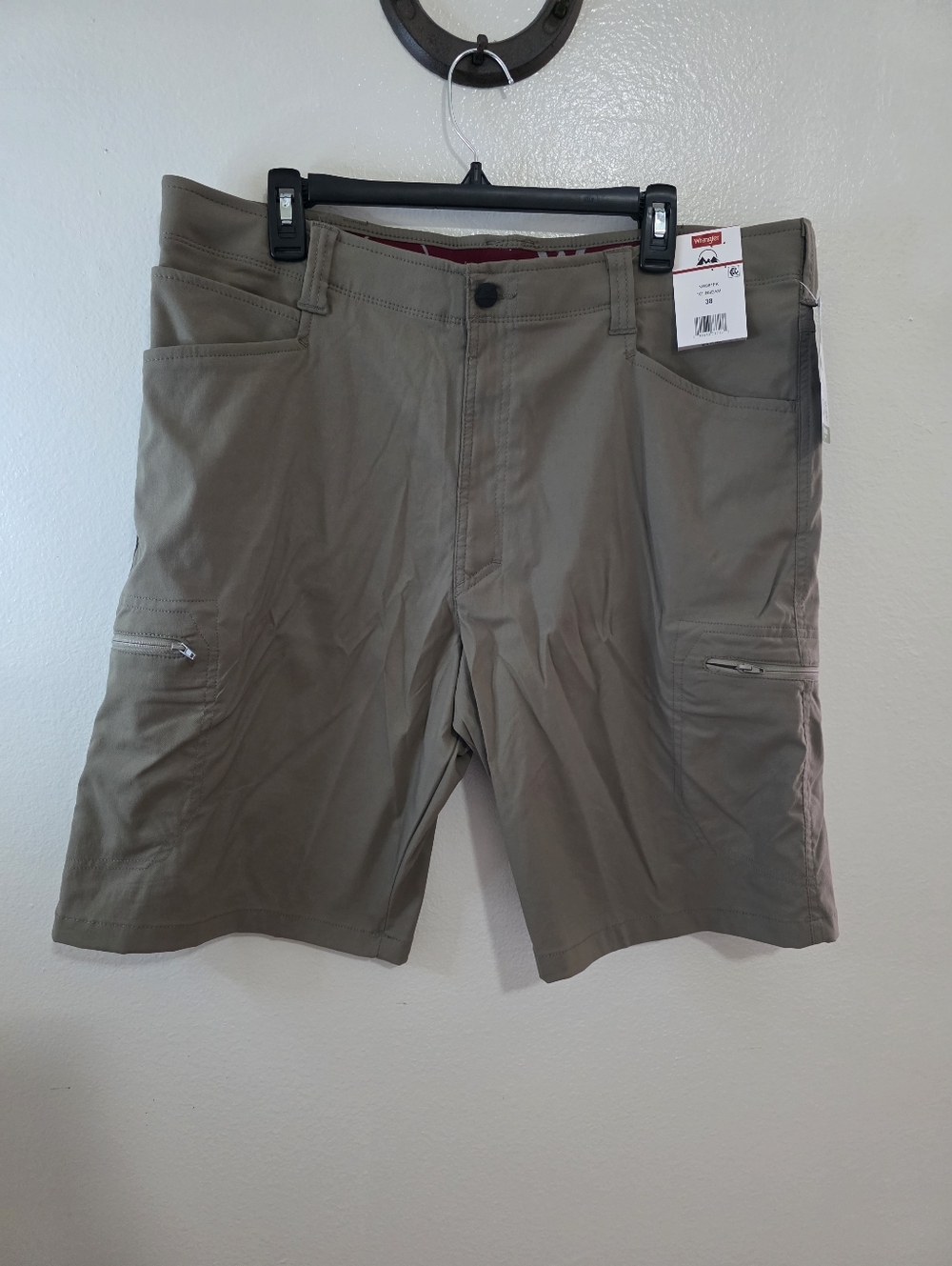 Wrangler Men's Lightweight Utility Shorts - Khaki
